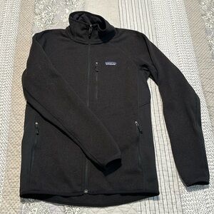 Men’s Patagonia Black Full Zip Knit Jacket - Sz M